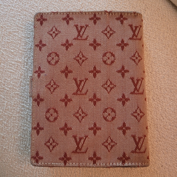 Louis Vuitton red Lin monogram agenda PM - Picture 2 of 9